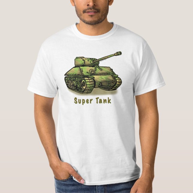 Una camiseta de Super Tanque (Anverso)