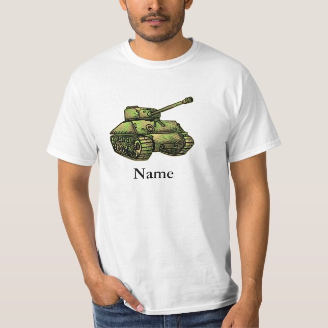 Una camiseta de tanque militar (Anverso)
