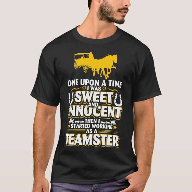 Una Camiseta De Teamster Dulce Inocente (Anverso)
