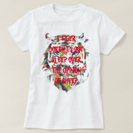 UNA CAMISETA DE TIGRE NO PIERDE EL SUEÑO Camiseta 