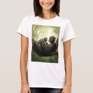 Una camiseta del amor de madre del Bonobo