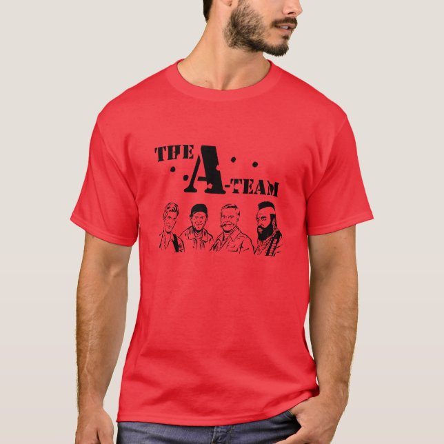 Una camiseta del grupo A Team (Anverso)