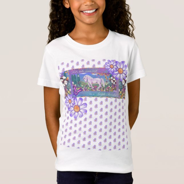 Una camiseta en el paraíso púrpura (Anverso)