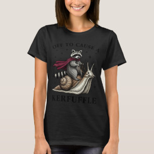 Una camiseta fuera causa alboroto mapache Meme
