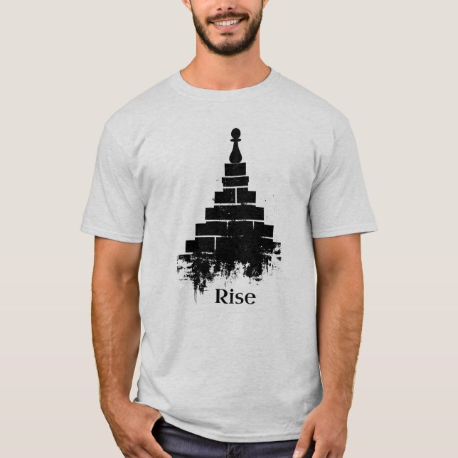 Una camiseta inspiradora para el ajedrez (Anverso)