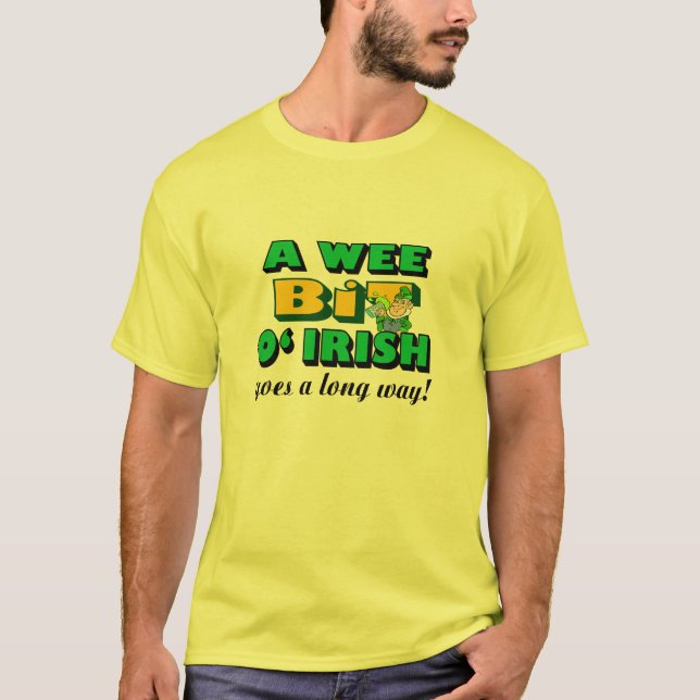 Una camiseta irlandesa de wee bit (Anverso)