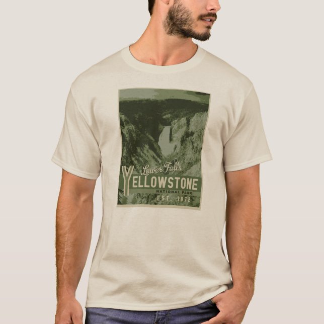 Una camiseta más baja de las caídas del parque (Anverso)