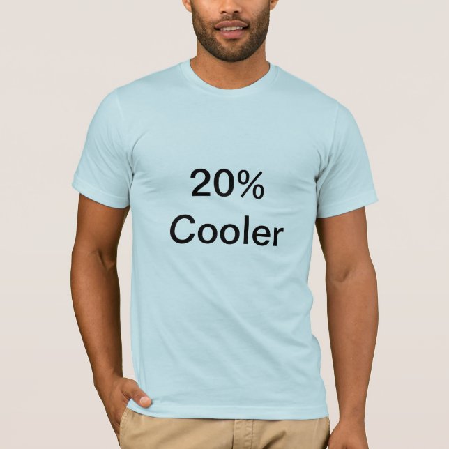 Una camiseta más fresca del 20% (Anverso)