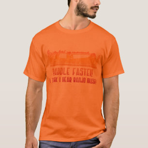 Una camiseta más rápida de la canoa de la paleta