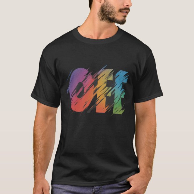 Una camiseta masculina fuera de diseño (Anverso)