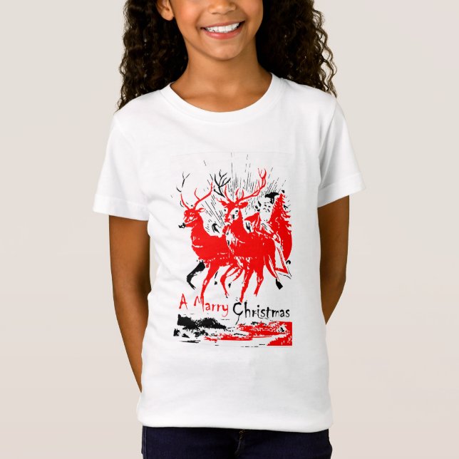 Una camiseta navideña para casarse con niños adora (Anverso)