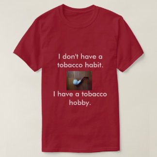 Una camiseta para los fumadores de tubo