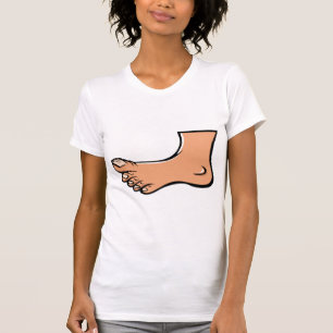 Una camiseta para mujer del pie