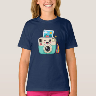 Una camiseta para niños con un astronauta alegre g