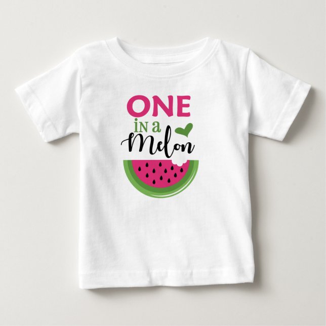 Una camiseta rosa de melón de melón melón (Anverso)