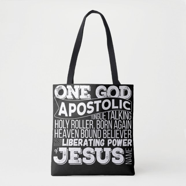 "Una canción apostólica de Dios" Bolsa de tocador  (Anverso)