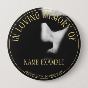 Una cara dormida con un botón de media sombra