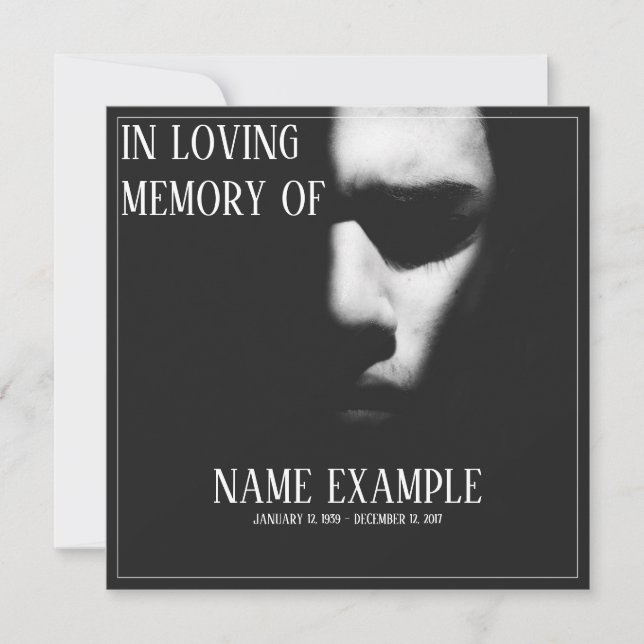 Una cara dormida en media sombra (Anverso)