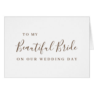 Una carta Boda a mi bella novia, esposa para ser