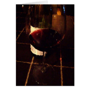 Una carta de vinos