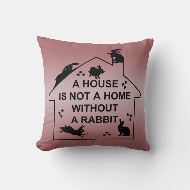 Una casa no es un hogar sin una almohada de conejo (Anverso)