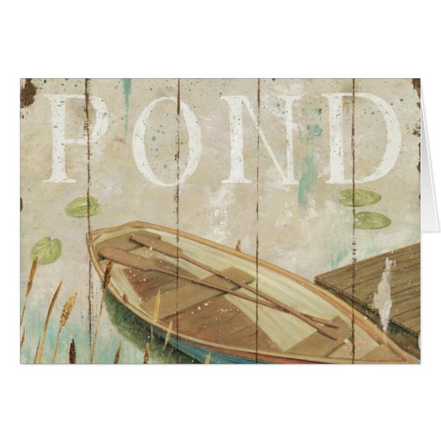 Una charca del vintage (Anverso (Horizontal))