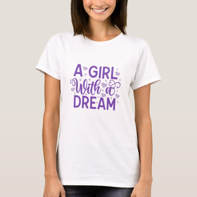 Una chica con un sueño - Camiseta Boss Lady (Anverso)