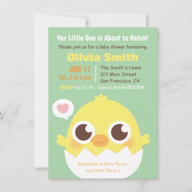 Una chica linda a punto de cerrar invitaciones a l (Anverso)