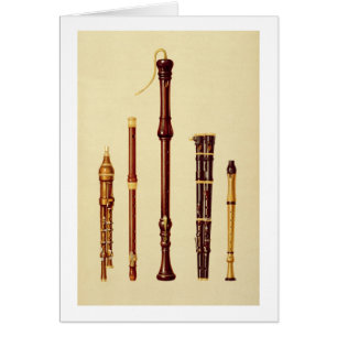 Una chirimia doble, una flauta alemana, un recorde