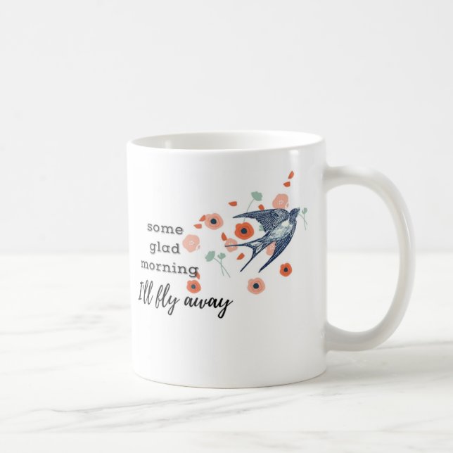Una cierta mañana alegre volaré la taza ausente (Derecha)
