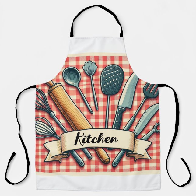 Una colección de Delantal de Utensilios de Cocina (Anverso)