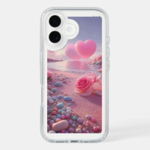 una colorida cubierta de iphone rosa 16 funda