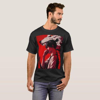 una combinación negra y roja de camisa