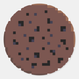 Una cookie gratuita | Pixel Art Pegatina