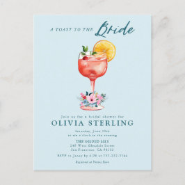 Una Copa para la Novia Invitación a la Fiesta de D