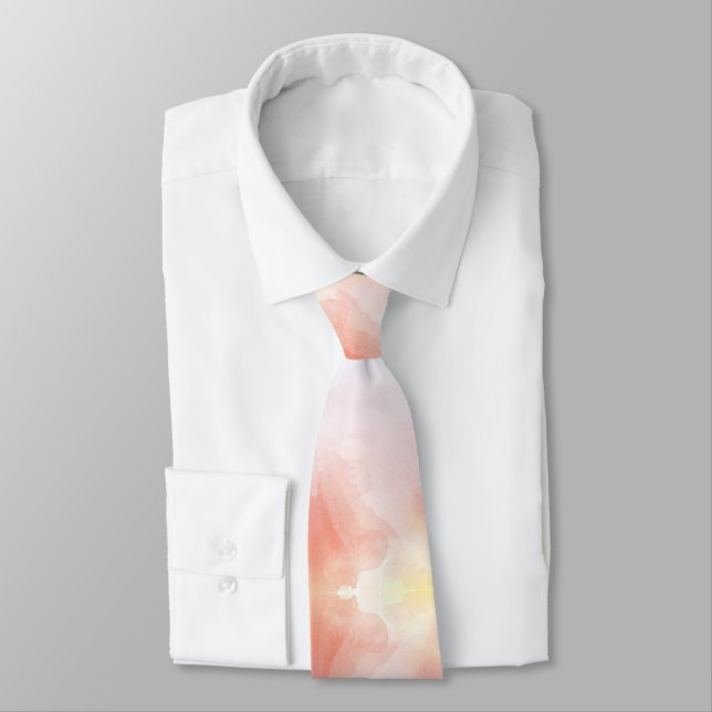 Una corbata con un diseño de gradiente suave (Atado)