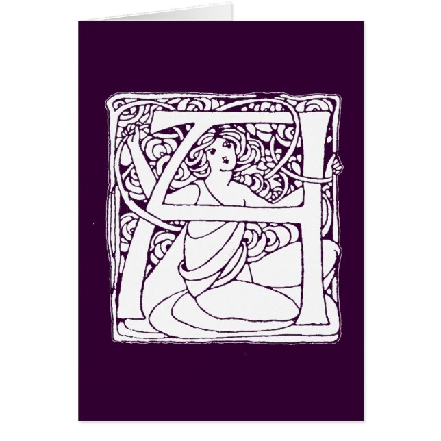 Una dama de una carta (Frente)