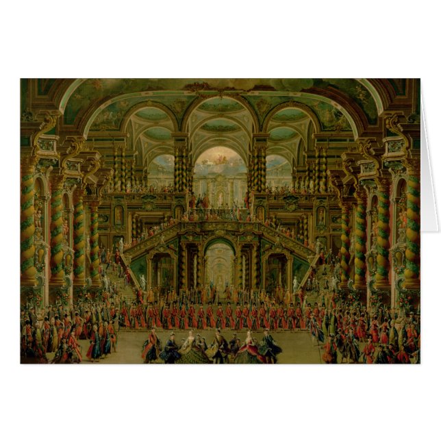 Una danza en un palacio rococó barroco (Anverso (Horizontal))