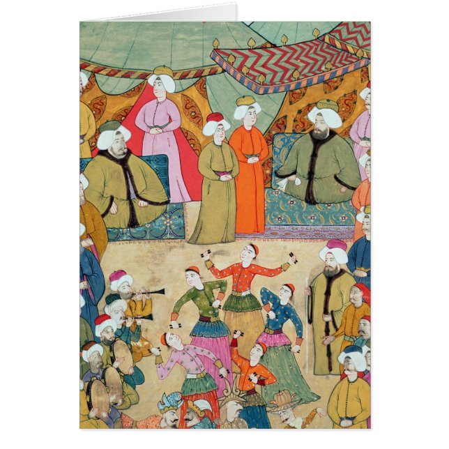 Una danza para el placer del sultán Ahmet III (Frente)