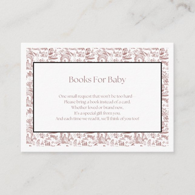 Una Darling Arribe - Libros Para Tarjeta De Bebé (Anverso)