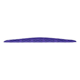 Una diadema morada con un patrón de diamantes