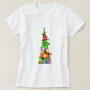 Una divertida camiseta cómica para extranjeros