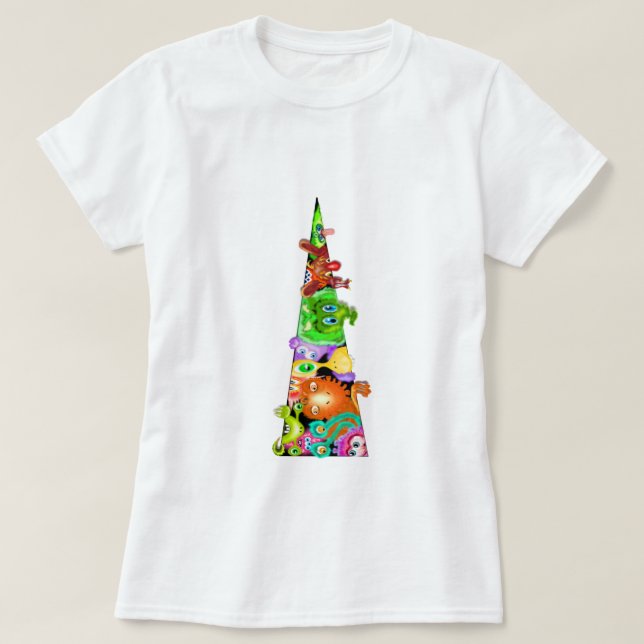 Una divertida camiseta cómica para extranjeros (Diseño del anverso)