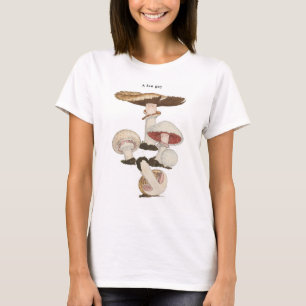 Una divertida camiseta de Guy Mushroom