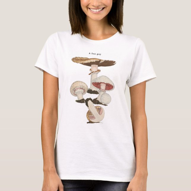 Una divertida camiseta de Guy Mushroom (Anverso)