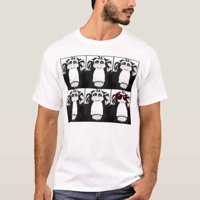 Una divertida camiseta de un mono genial (Anverso)