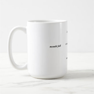 una divertida medición de la taza de café