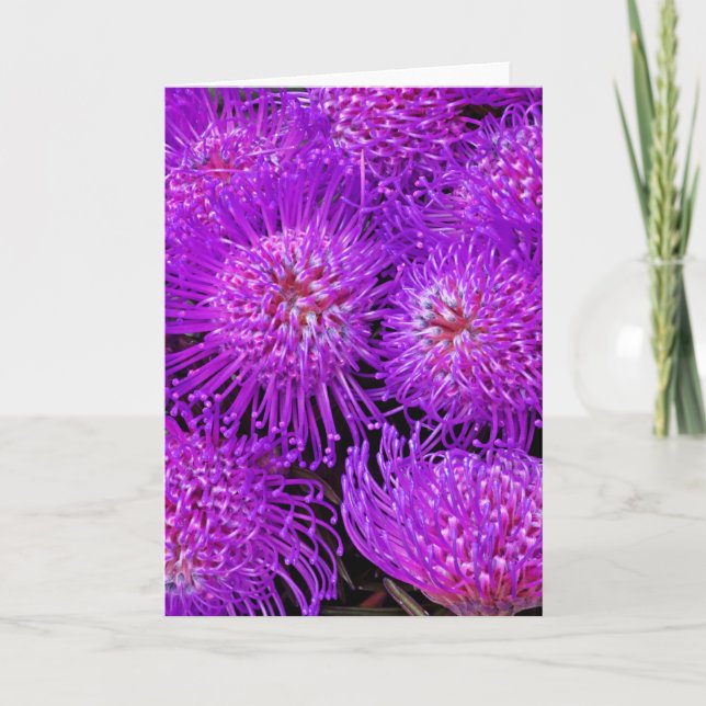 Una divertida tarjeta de flor divertida (Anverso)