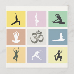 Una divertida y colorida invitación al yoga