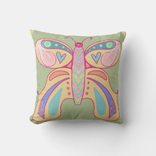 Una divertida y fantástica almohada de mariposa